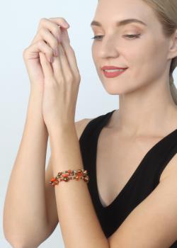 Orange - Petit Glamour d'Afrique Armband von Konplott